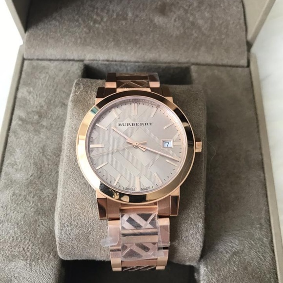 Burberry Rose Gold Stainless Steel Watch BU9039 main image 4